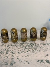 Gold Mighty Beanz Marvel Wolverine Hulk Spider-Man Cap America Green Goblin SET
