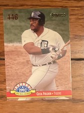 1993 Donruss Long Ball Leaders Cecil Fielder - Detroit Tigers - card LL-13