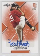 2021 Leaf Perfect Game National Showcase Orange 25/30 Zachary Root Zach Auto n5h
