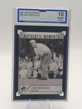 2021 SP Authentic - Authentic Moments Jack Nicklaus #60