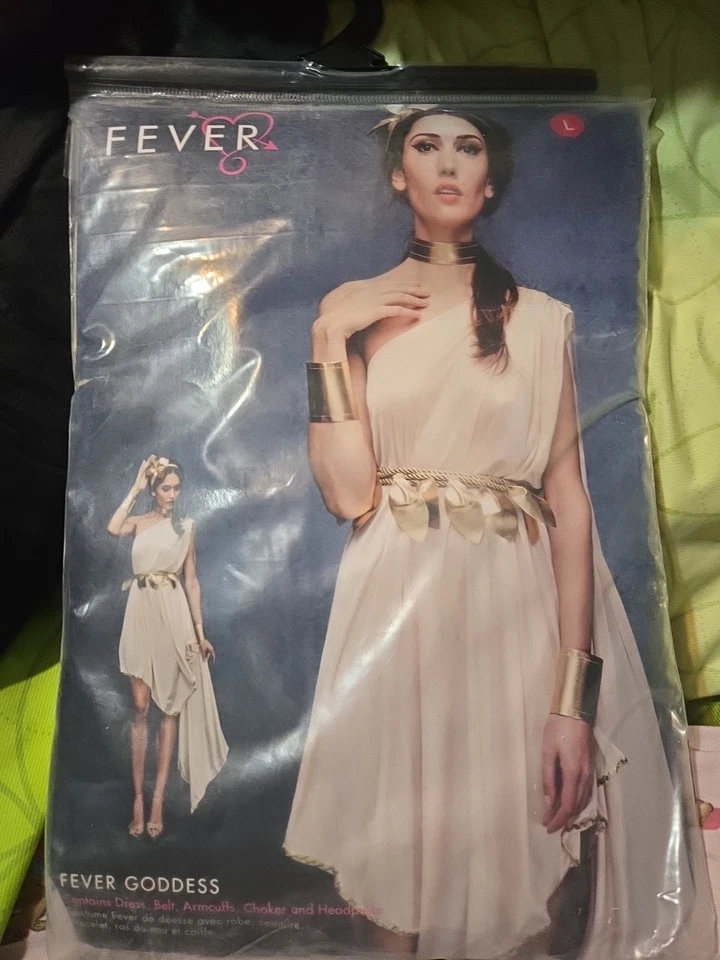 Fantasia feminina de deusa adulta tamanho grande - Imagem 3 de 4