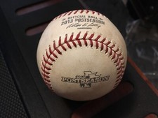 Boston Red Sox GAME USED Playoff ALDS BASEBALL 2013 World Series MLB Authentic