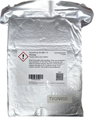 AquaHouse MB-115 Deionising Resin DI Ion Exchange Mixed Bed, Aquatic, Window 5L