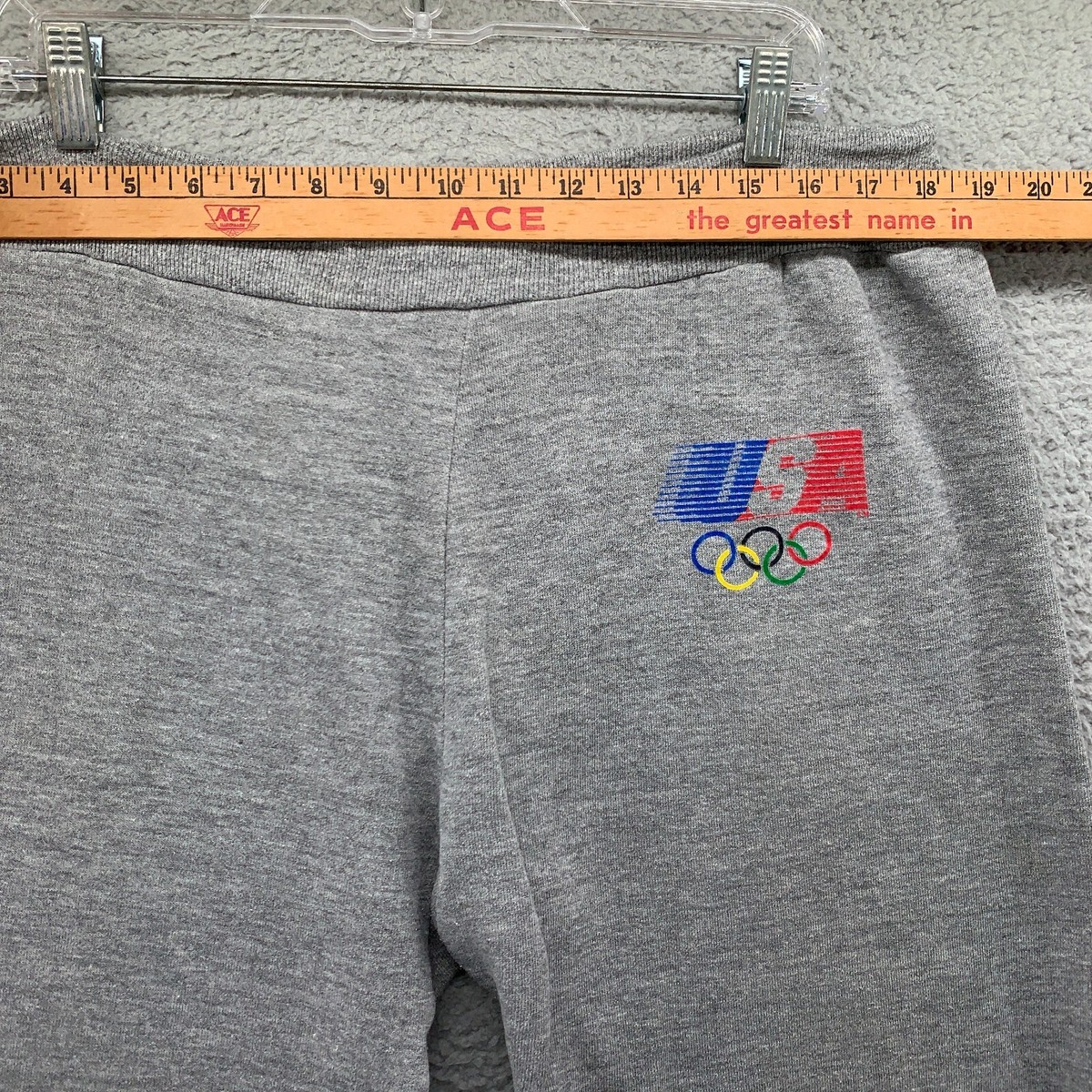 Vintage Levi's Olympics Sweatpants Mens Large Gray Red Blue Vintage Levi's Olympics Sweatpants Mens Large Gray Red Blue