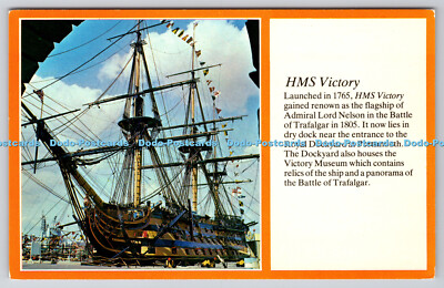 R744844 H M S Victory Launched in 1765 Photo Precision Limited Text View Series