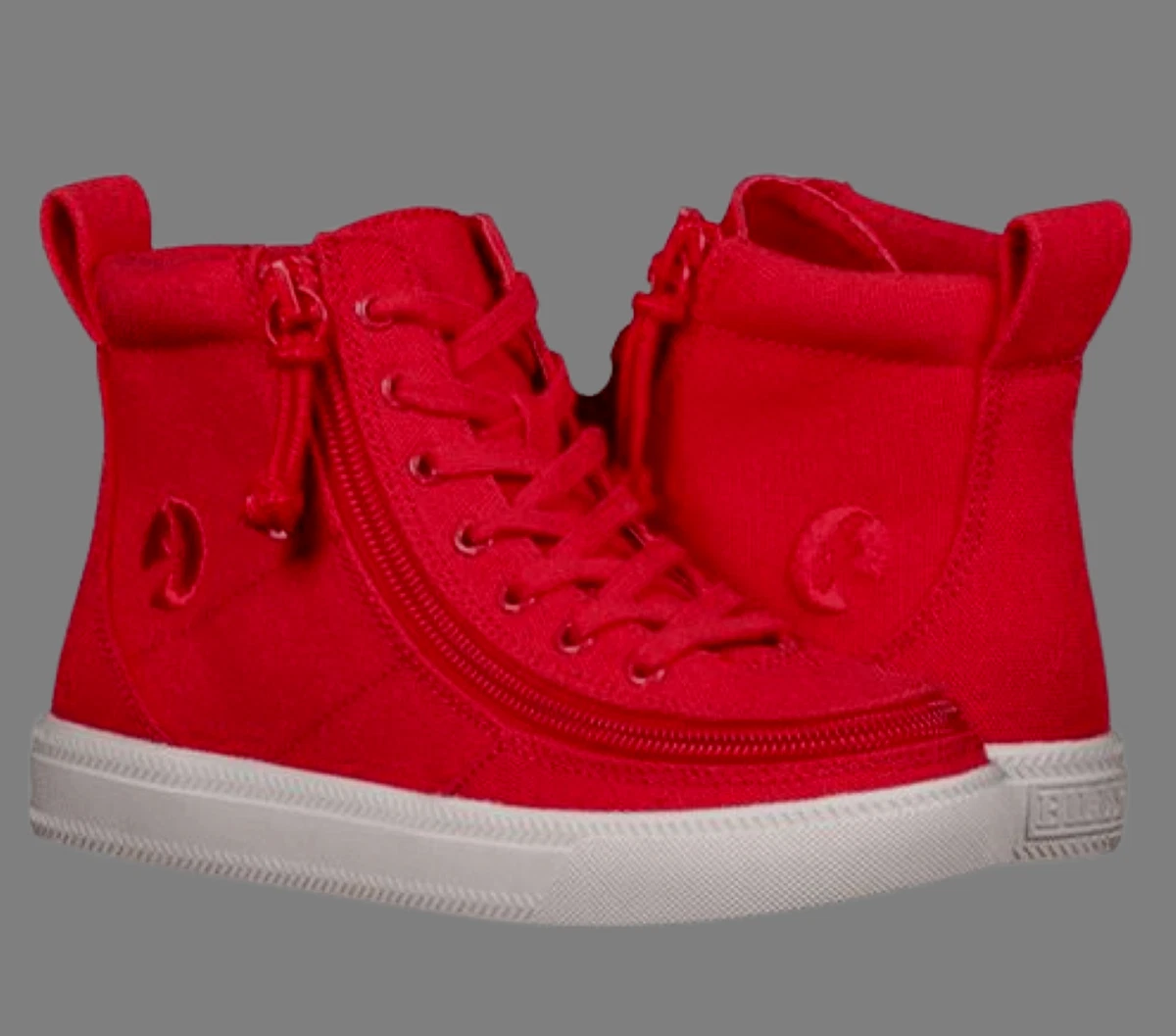 Kids red shop canvas shoes