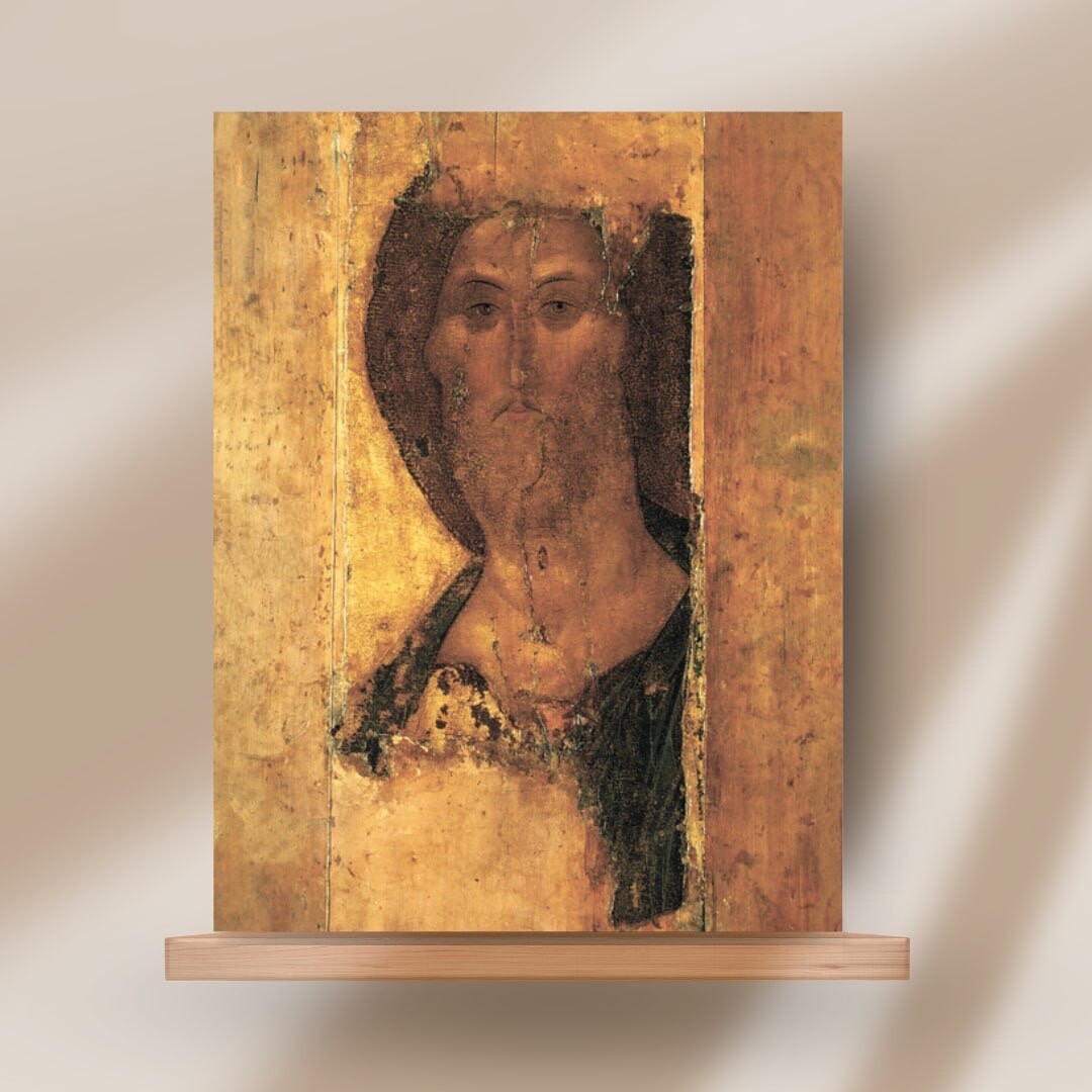 Christ Pantocrator Icon Andrei Rublev Zvenigorod Savior Orthodox