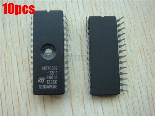 Il Trasporto Libero 10 Pz Nuovo ST M27C512-12F1 M27C512-10F1 M27C512 27C512 DIP-28 EPROM IC CHIPS Drive IC - Foto 11