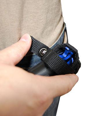 Barsony Cross Draw Holster For Smith & Wesson Snub Nose Revolvers - Nylon, Right-Hand
