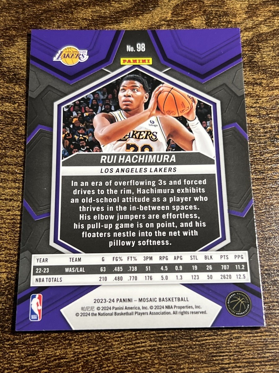 RUI HACHIMURA 2023-24 Panini Mosaic #98 Lakers | eBay