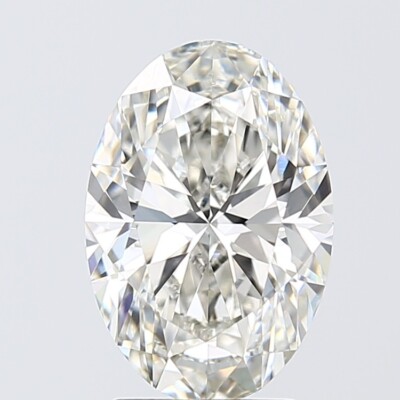 OVAL Cut 3.06 Cts IGI Certified Lab Grown CVD Diamond H Color VVS2 Clarity STONE