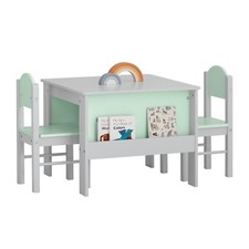 B-waren Kindertisch mit St&uuml;hlen Kindersitzgruppe Kinder Tisch KMB88-HG-bwaren