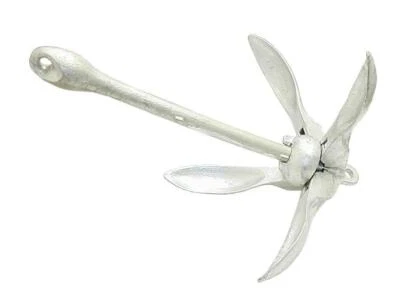 TALAMEX Faltanker Klappanker Bootsanker verzinkt klappbar Klappdraggen