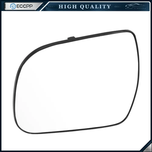 Mirror Glass For 2011-2014 Toyota Sienna Driver Side Chrome Heated Flat Glass