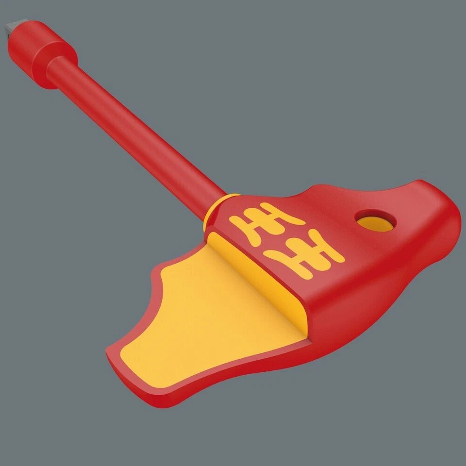 Wera 410 i VDE Insulated T-Handle Screwdriver Adapter 3/8" Drive 05005120001 - Image 4 of 4