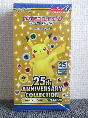 New Pokemon Card Expansion Pack 25th Anniversary Collection Box