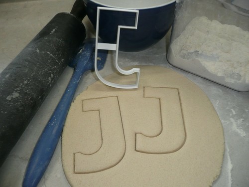LETTER J 4 INCH UPPERCASE CAPITAL BLOCK FONT COOKIE CUTTER USA PR4223 - 第 7/10 張圖片