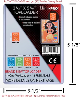 🔥 TOP LOADER STICKERS DISNEY 100 CARDS DISNEY 100 CARD LABELS FREE ...