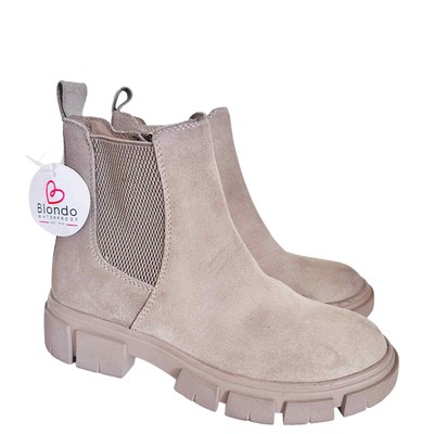 NEW Blondo Booties Ankle Waterproof Suede Chelsea Chunky  display picture 3