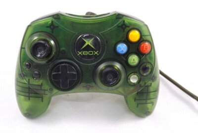 Original Microsoft Xbox Controller S Grün Transparent - GUT