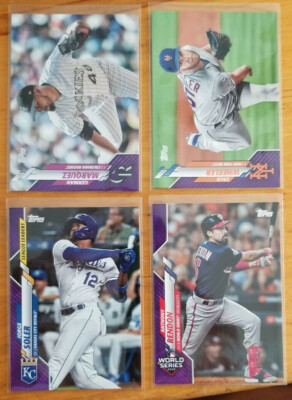 2020 Topps Meijer Purple Border w/Update You Pick choice 