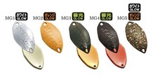 FOREST Mebius type1 1.2g Trout Spoons Glow color variations