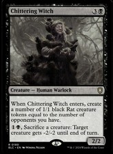 Chittering Witch #180 MTG Bloomburrow NM X1