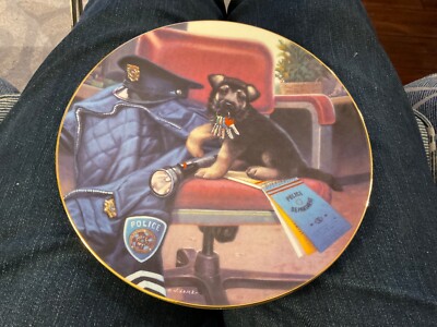 the hamilton collection plates puppy patrol from all in a day's work