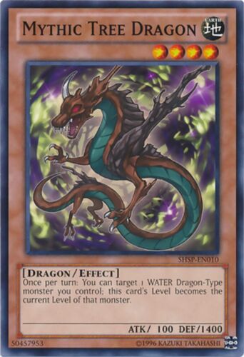 Tarjeta Yu-Gi-Oh Mythic Tree Dragon SHSP-EN010 Común (U) Nueva - Imagen 1 de 3