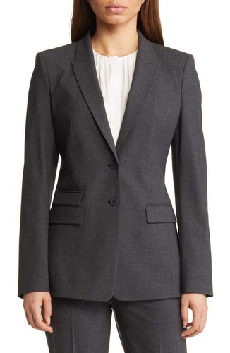 Formal Pant Suit Womens Peak Lapel Single Breasted Business Office Casual 2 Pcs - Picture 8 of 14