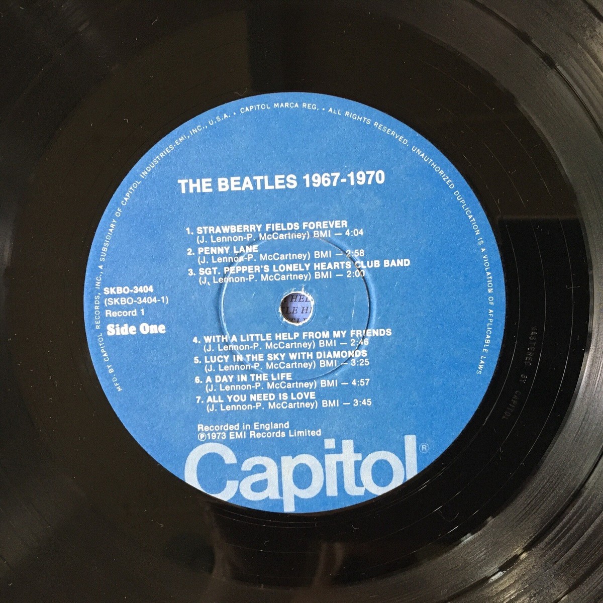 The Beatles - 1967-1970 Double LP Vinyl Record Album Capitol SKBO