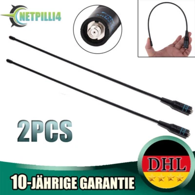 MARKENLOS NA-771 Funkgerät Antenna SMA-M Dual Band VHF für Baofeng UV5R UV-ha Nagoya 10W