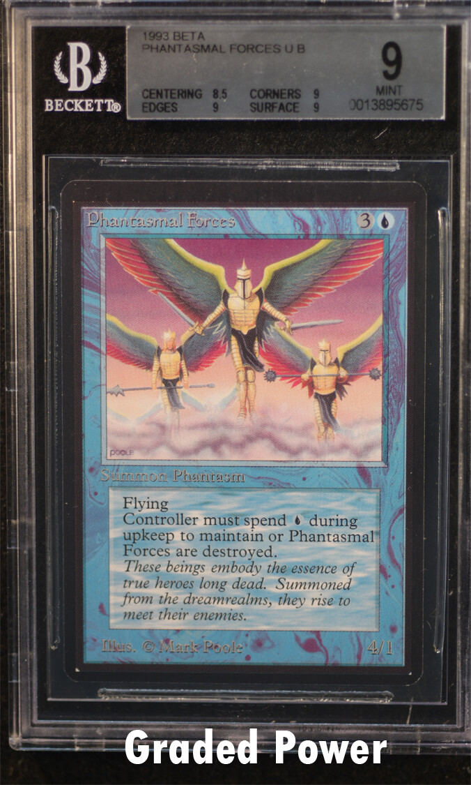 Beta Phantasmal Forces  BGS 9 Magic: The Gathering MTG C2
