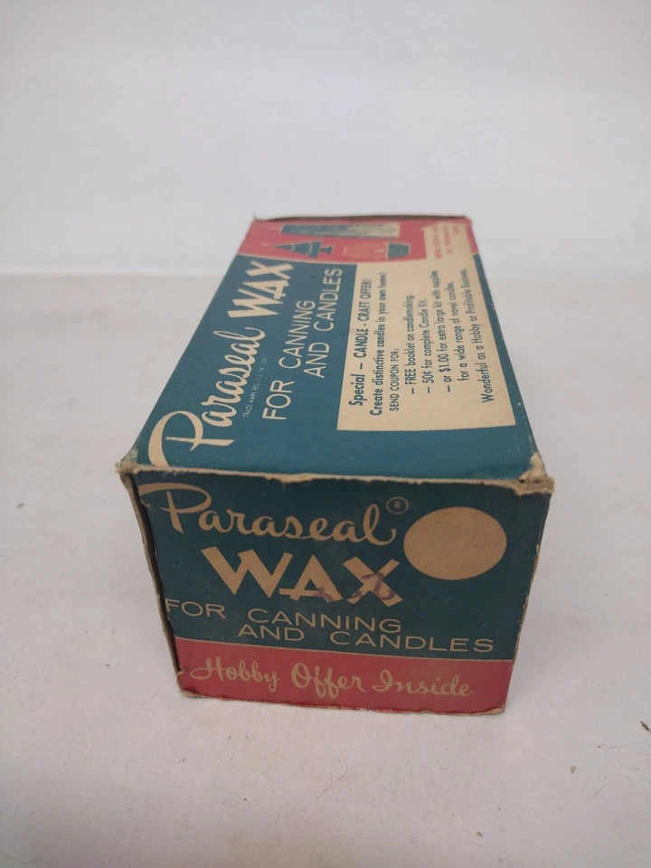 Vintage 1960s Advertising Parafin Wax Paraseal for Canning & Candles USA 🇺🇸 - Image 4 of 4