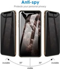 Anti-Spy Privacy Tempered Glass Screen Protector For iPhone 13 Pro Max 12 Mini