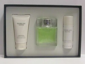 Guerlain homme EDT men 80ml EDT 80ml + 50ml Deo + 75ml Shower Gel (3346470301658)