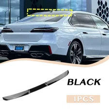Rear Roof Trunk Spoiler Tail Wing ABS Black For BMW 7 Series G70 M Tech 2023+ Q