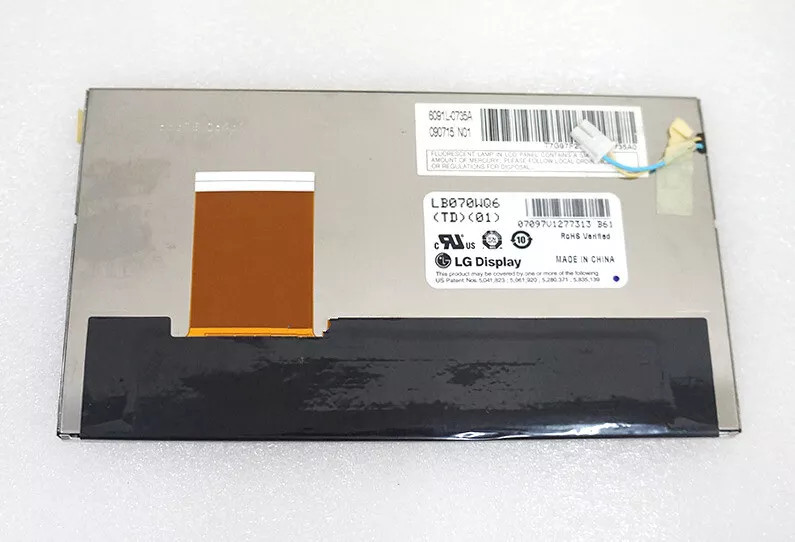 7-inch 400*234 262K	CCFL	TTL	  LB070WQ6 (TD) (01) LCD display screen in stock