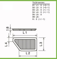 Luftfilter Green FüR Mercedes CLK 209 Ab 2002-2005 270 CDI-170PS