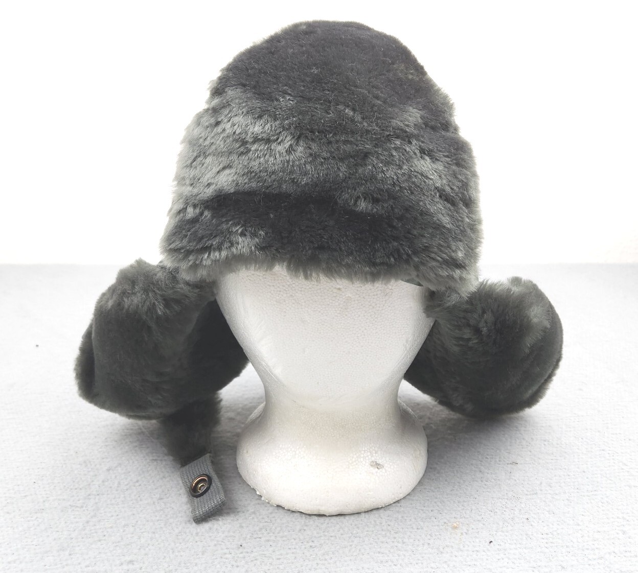 USAF B-9B Winter Flyer's Helmet Cap - Medium Air Force Cold Weather Hat with Faux Fur Lining-image