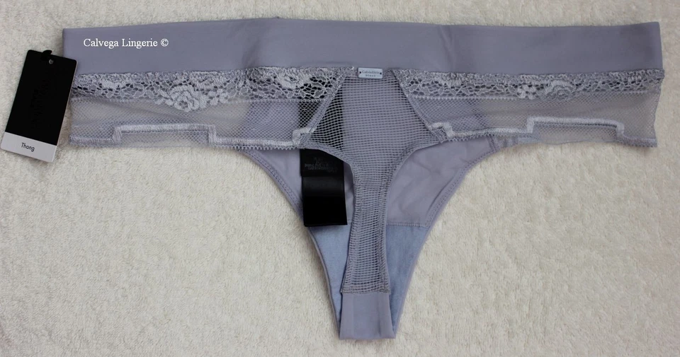 Nwt Calvin Klein Schwarz Label QF4559 " Durchsichtig Spitze Zoll Nylon W / Slip, - Bild 3 von 4