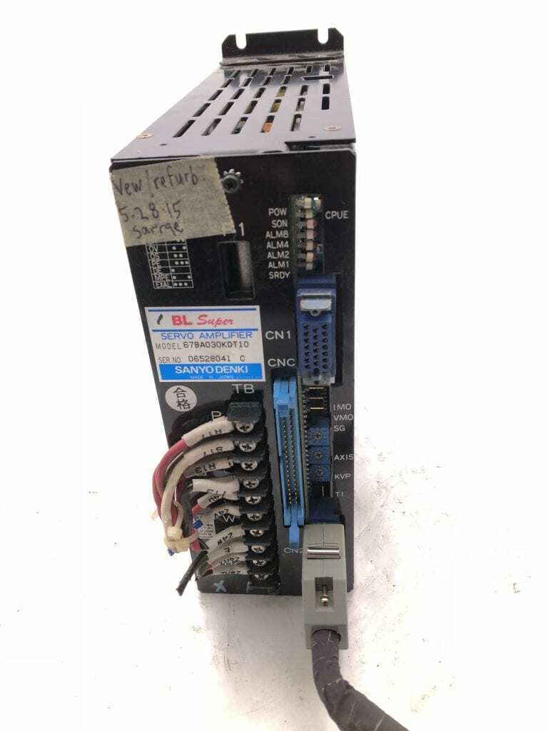 Sanyo Denki 67BA030KDT10 BL Super Servo Amplifier | eBay