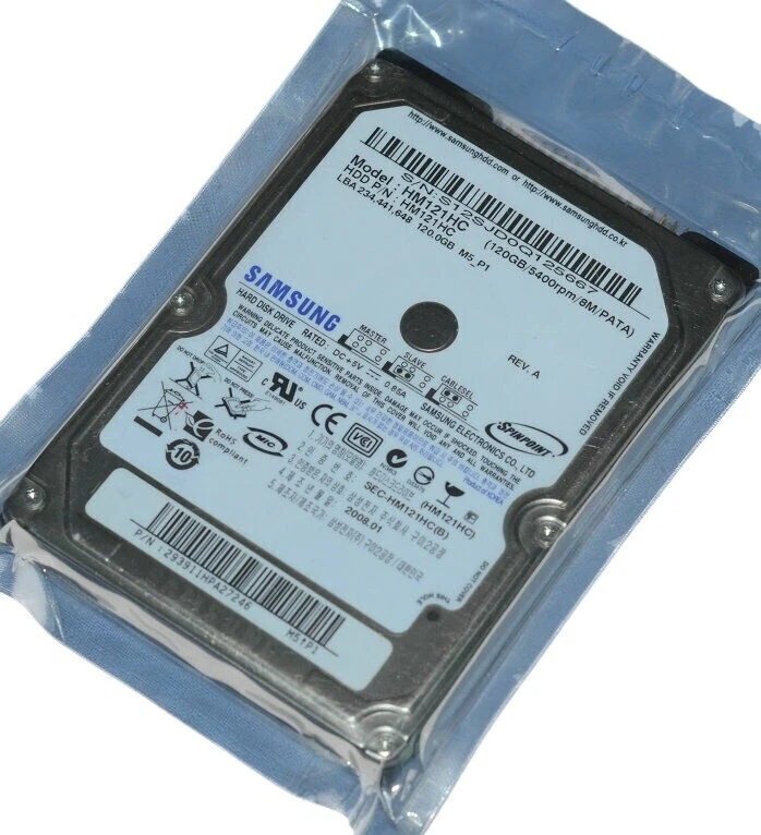 Samsung M5 HM121HC HM120IC HM120JC 120GB 5400RPM 2.5" 2.5" Hard Drive - Image 2 of 4