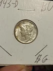 1943-D Mercury Dime. Gorgeous Luster And Details. NICE!