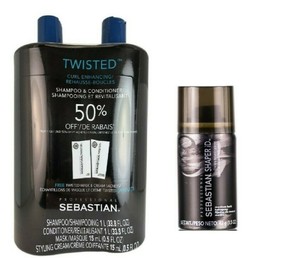 Sebastian Twisted detangler shampoo conditoner 33.8oz for ...