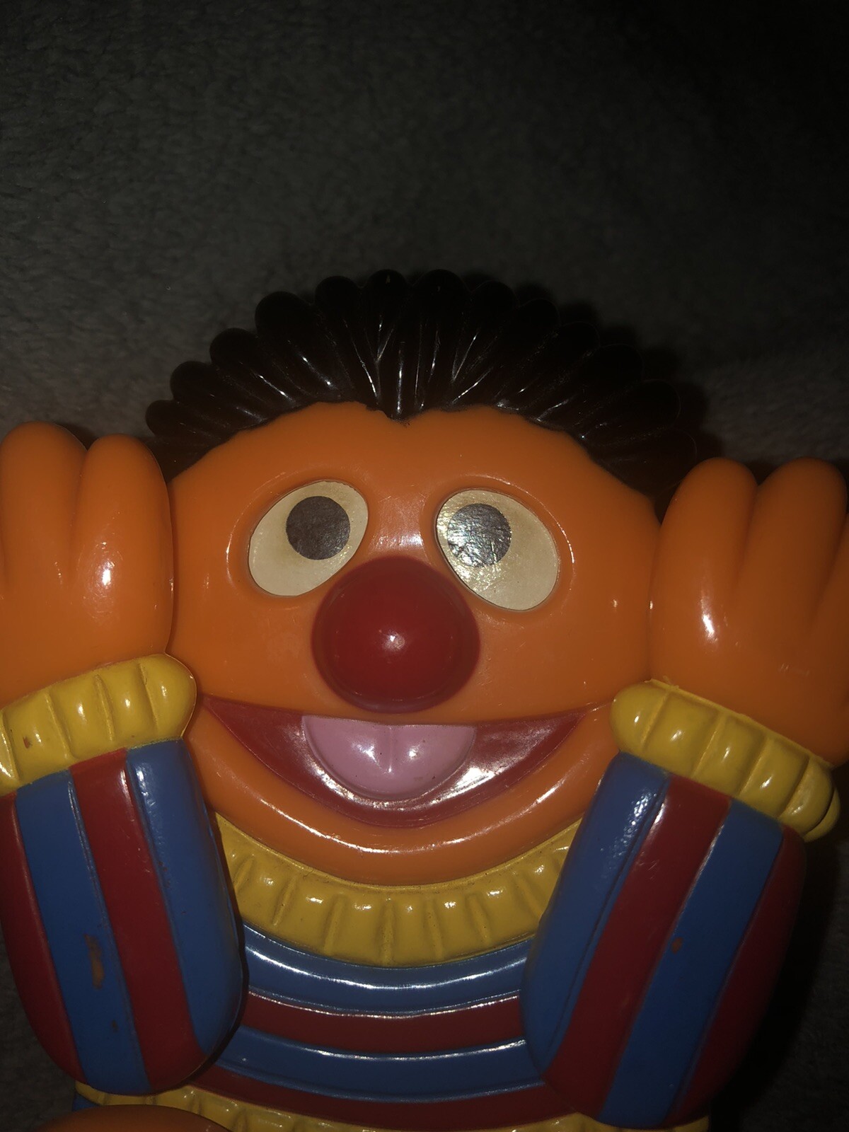 Vintage Ilco Peek A Boo Musical Ernie Toy By Henson Aka Sesame Street