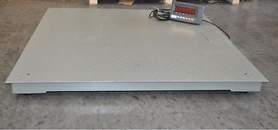 10,000 Lbs Capacity 1 lbs Accuracy 4'x4' Floor Pallet Scale Industrial 48'' X 48''