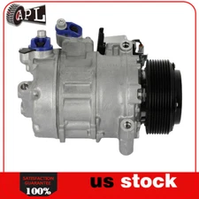 A/C AC Compressor w/ Clutch for BMW 528i 2011 F10 L6 3.0L 4.4L CO 11498C