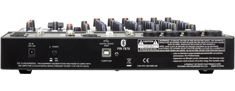 Peavey PV 10 AT 10 Channel Compact Mixing Mixer Console with Bluetooth Auto-Tune - Image 4 of 4