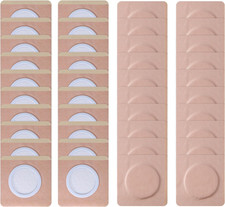 40Pcs Disposable Castor Oil Belly Button Patch 3.15" 3.15" Highly Absorbent